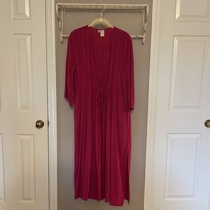 Anne Cole matching set.  Suit /coverup size 14 and large/extra large